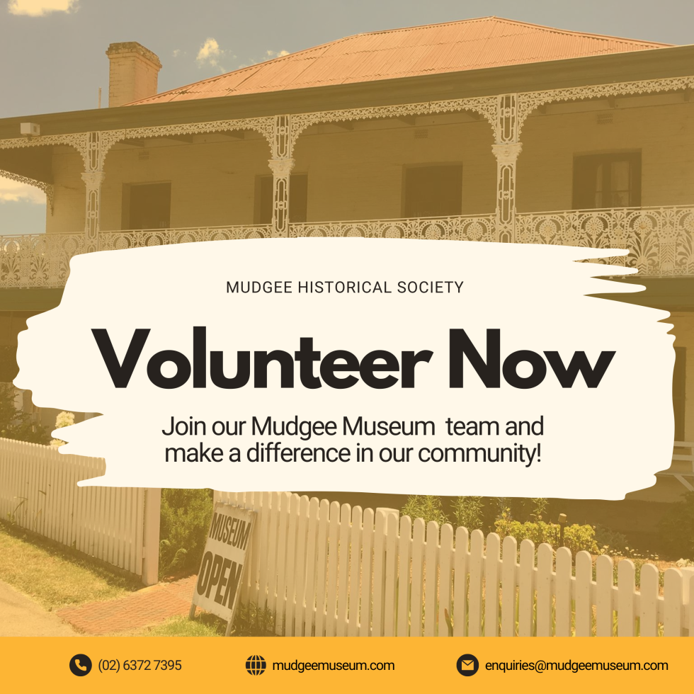 Volunteers Needed | Mudgee Museum