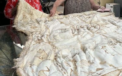 Possum Skin Cloaks owned by the Warrabinga Aboriginal Corporation on Display at Mudgee Museum